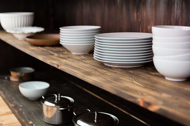 burnt cedar and copper kitchen